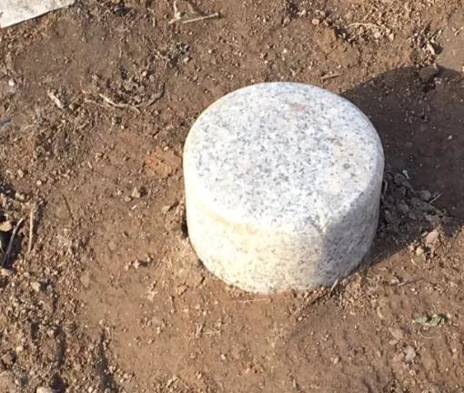 This is a stone pillar placed outside the company gate