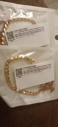Handmade Tibetan Copper Beads Bracelet - Boost Healing, Strength, and Protection photo review